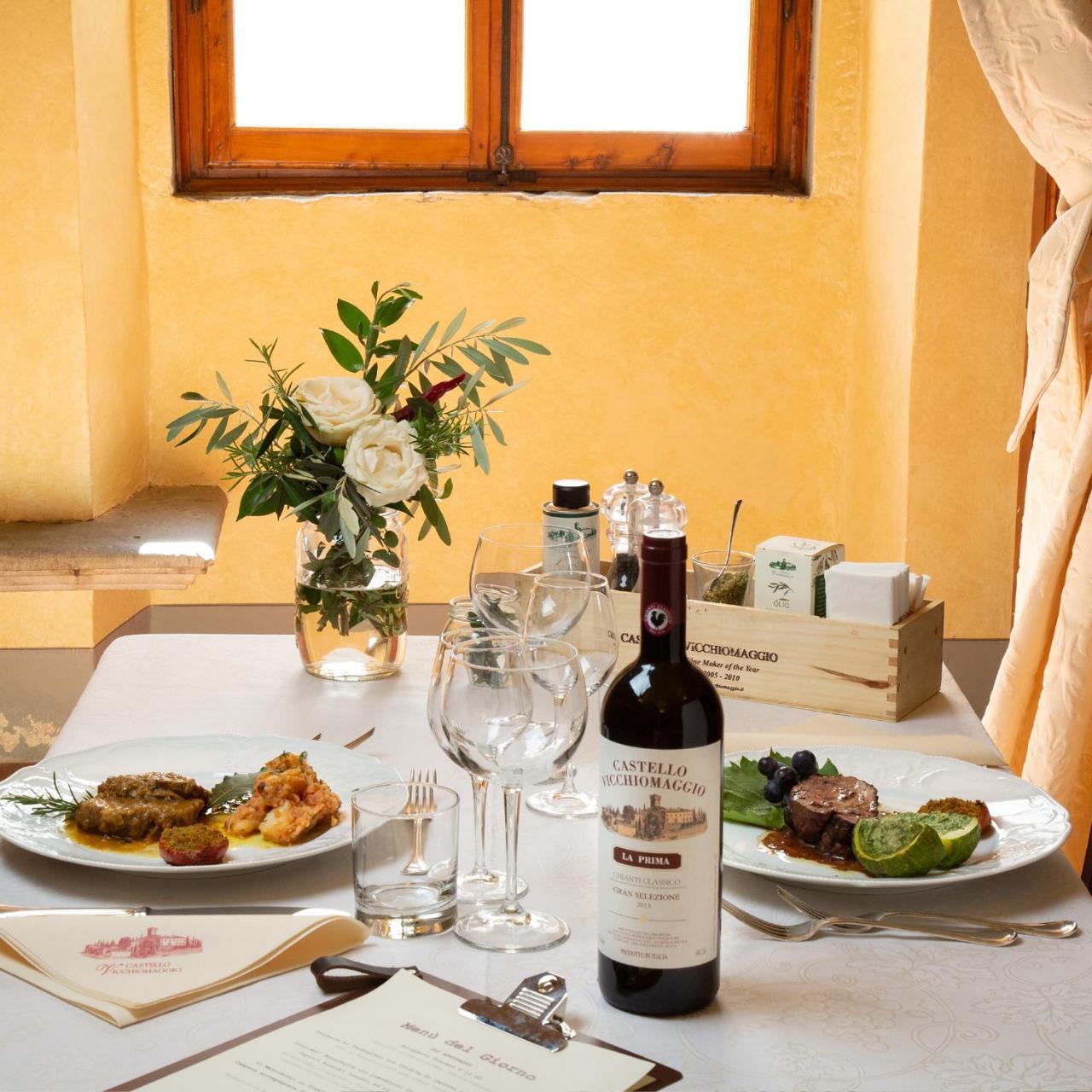 Castello Vicchiomaggio Villa Greve in Chianti Kültér fotó
